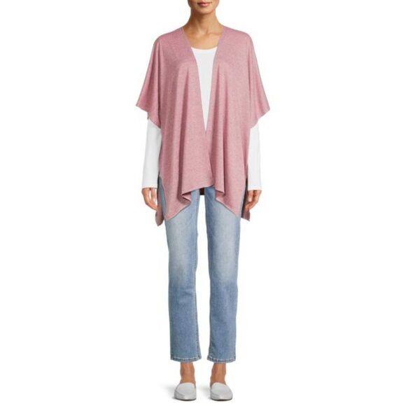 Time and Tru Accessories - Women's Rose Heather Multi Wear Wrap